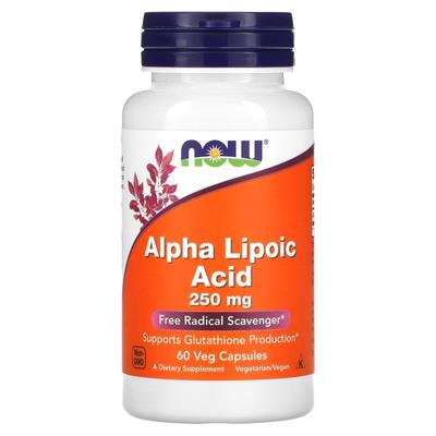 Alpha Lipoic Acid, 250Mg, 60 Veggie Caps