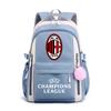 3 Piece School Backpack Set for Students Large Capacity Oxford Cloth Schoolbag with Shoulder Strap and Pencil Case
