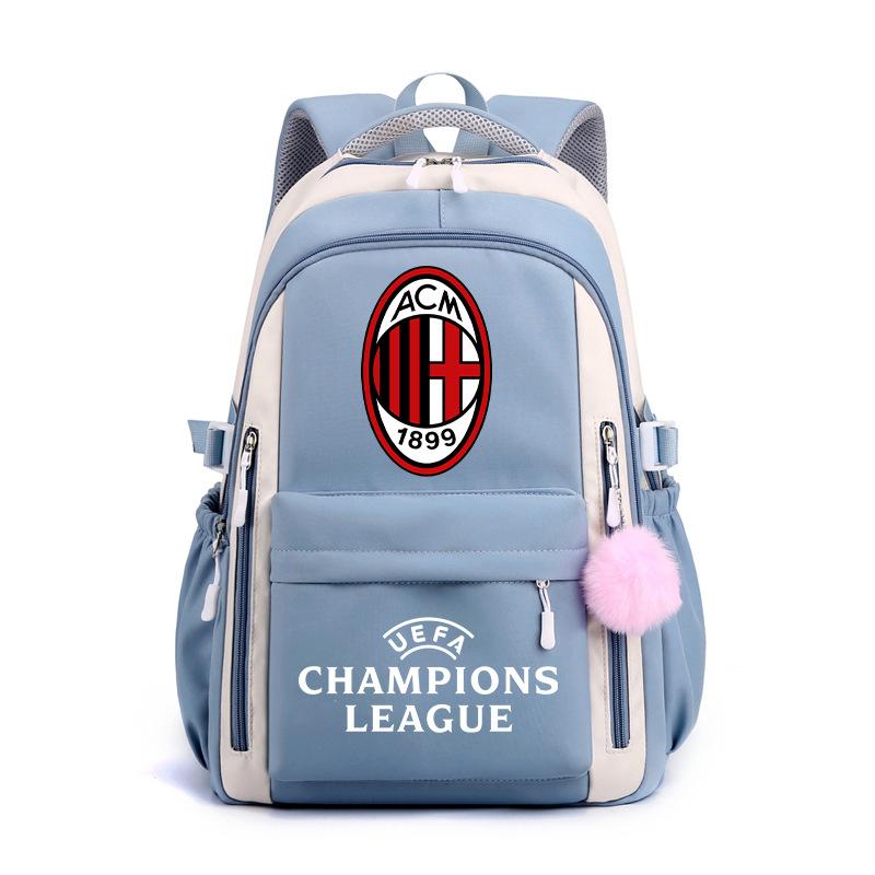 3 Piece School Backpack Set for Students Large Capacity Oxford Cloth Schoolbag with Shoulder Strap and Pencil Case