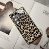 Abstract Tiger Leopard Girl Phone Case For Samsung Galaxy S25 S24 S23 S22 S20 S21 Note20 Ultra Plus Fe Colored Silver Cover