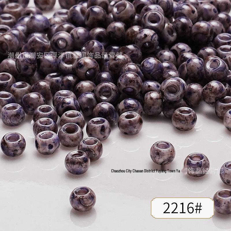 4mm Picasso Glass Seed Beads for DIY Jewelry: Bracelet, Necklace, Ring Accessories