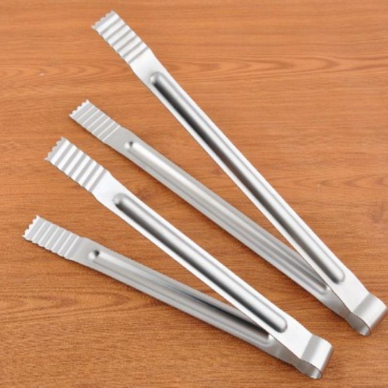 Stainless Steel Kitchen Food Tongs for Cooking Barbecue Baking Bread Salad Serving Multipurpose Kitchenware Utensil Tool