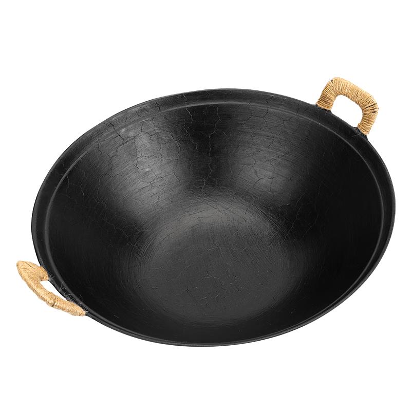 Yan Tiejiang Zhangqiu Traditional Uncoated Cast Iron Wok