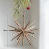 Champagne White Exploding Star Ozdoba Plastové Vánoční Ozdoby Závěsná Vánoční Dekorace