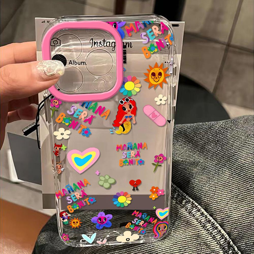 

Karol G Manana Sera Bonito Phone Case For Samsung Galaxy S25 S24 S23 S22 S21 S20 FE Note20 Plus Ultra Lite 5G Clear Back Cover Samsung S24 Plus 5G