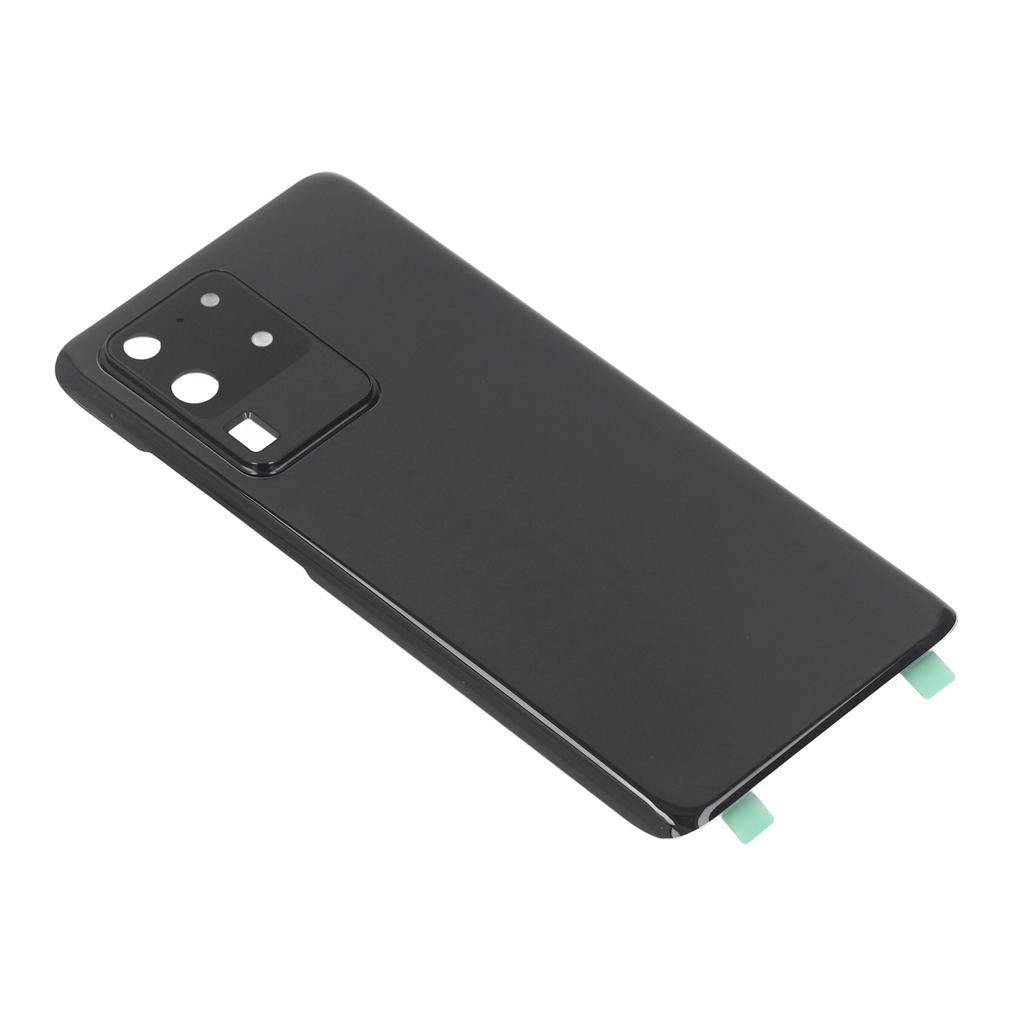 Back Glass Cover Housing Door Replacement for Galaxy S20 Ultra 5G with Pre Installed Camera Lens