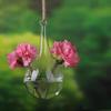Creative Transparent Hanging Transparent Glass Droplet Shaped Vase Home Decoration Wedding Tea Light Holder Decoration Ornament