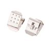 10Pcs High Quality Spring Steel With Nickel Plated AA Snap-On Leaf Spring Battery Contact
