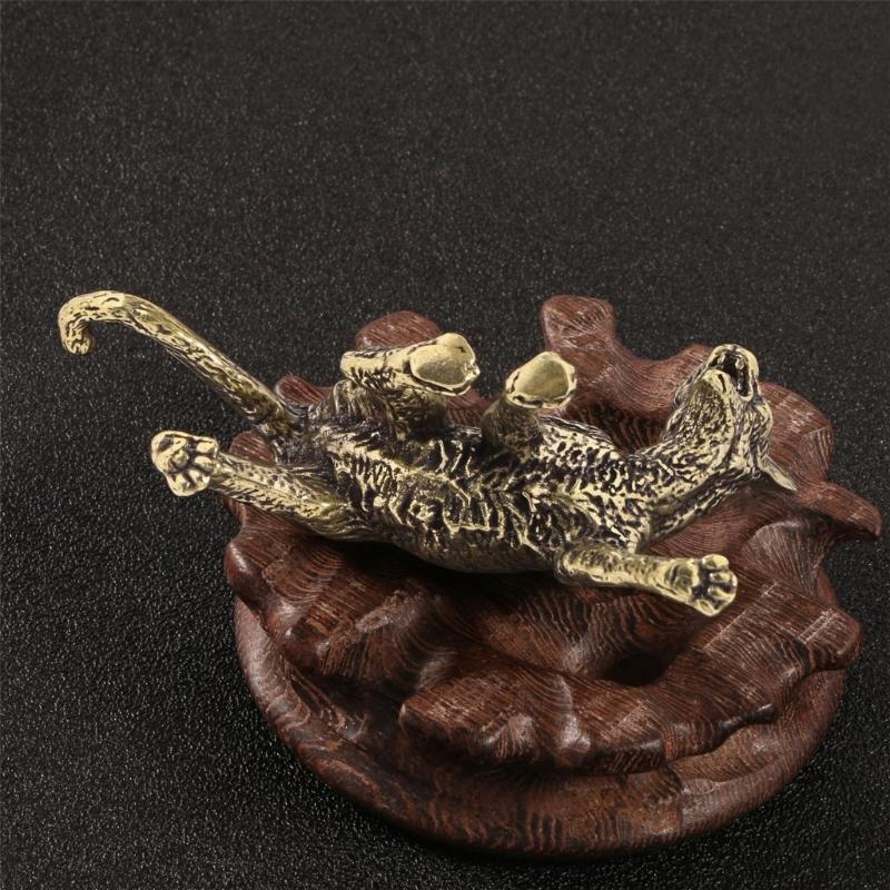 Animal Statues Figurines Retro Cats Statue Figurines Sculptures Tabletop Centerpieces Home Decors Collectibles Figurines