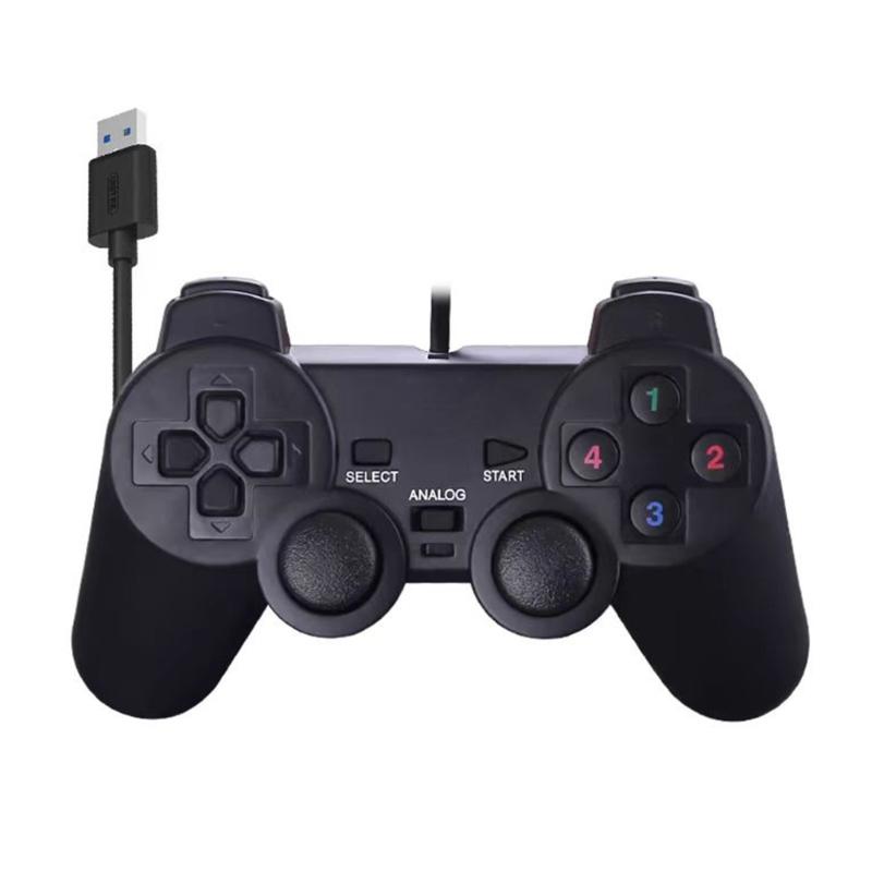 Arcades Style Game Controllers USB Gamepad Corded Joysticks for Computer Simulators Old School Gaming PLaying