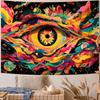 Colorful Dreaming Eyes Digital printing polyester wall hanging tapestry decorative Living room bedrooms Office background gift