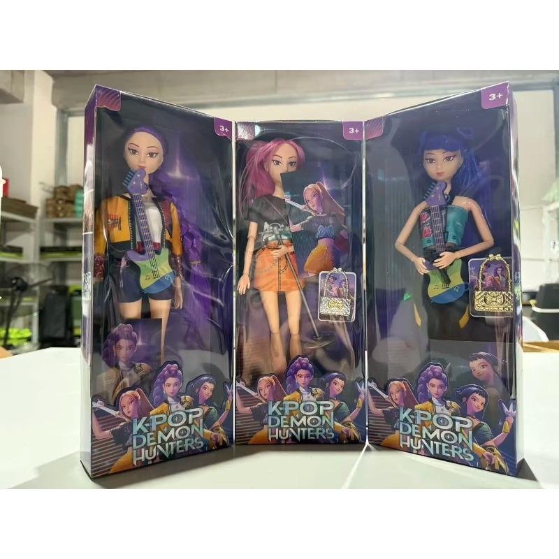 NEU Anime KPop Dämonenjäger Puppe Vinylspielzeug Rumi Mira zoi Charakter Vinylmaske Figur Geburtstagsgeschenk Fanclub-Geschenke