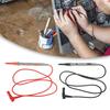 Red and Black Silicone Insulated Probe Test Leads for Multimeter Measurements