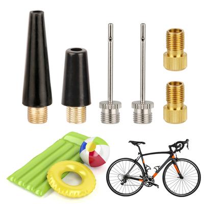 Ventiladapter-Set, Ballpumpe, Nadeldüse, Inflator-Adapter, Fahrradreifen-Ventiladapter, Luftpumpen-Zubehör, einfach zu verwenden