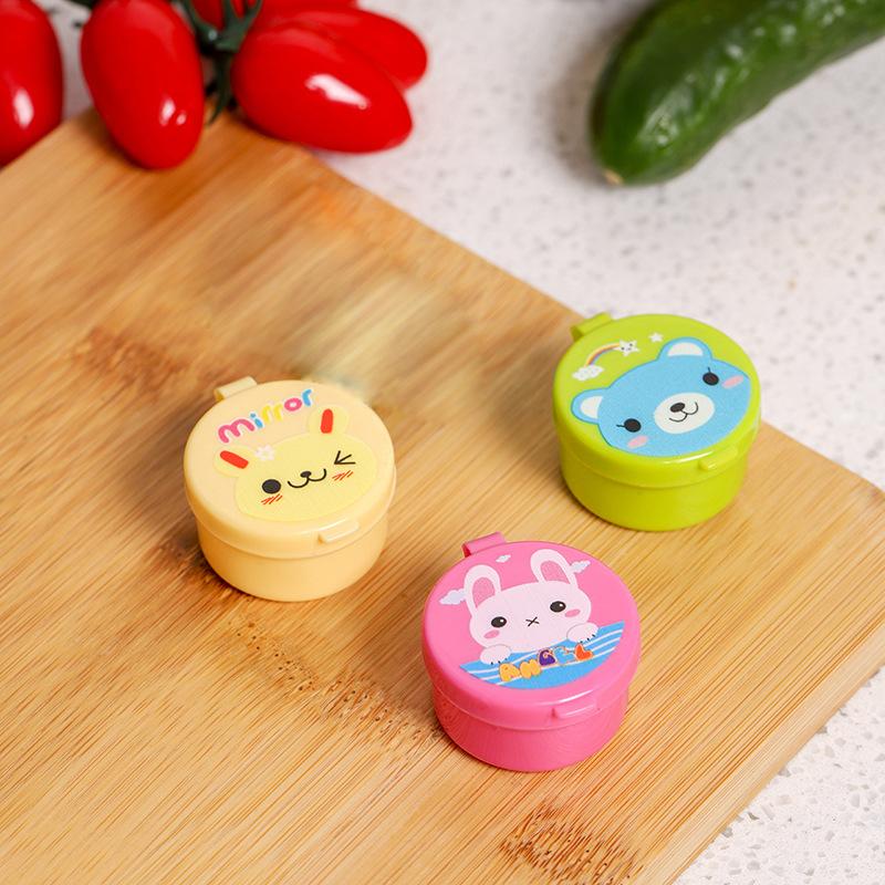 10 st Mini Bärbar Såsflaska Bärbar Salladssås Tomatsås Krydda Plast Delad Flaska