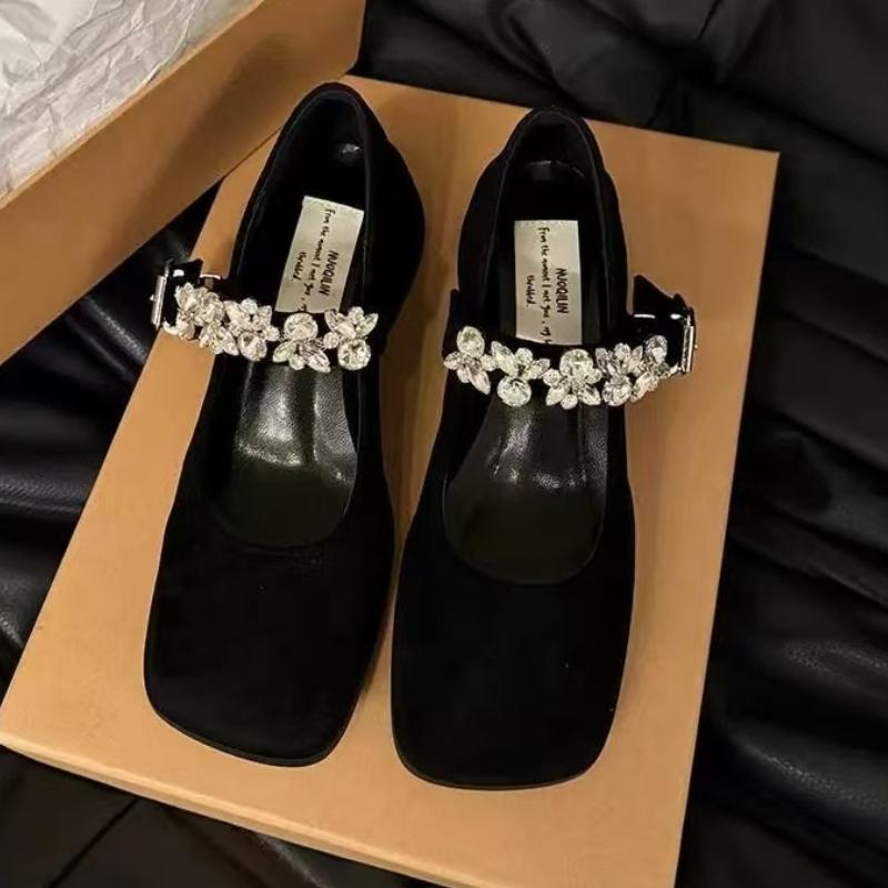 Designer 2025 New Women Heeled Shoes Luxury Crystal Sqaure Toe High Heels Sandals Dress Party Heeled Shoes Summer Woman Pumps