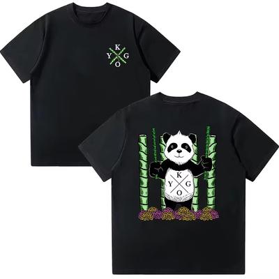 Kygo Panda Tee Norwegian DJ Kygo Anime Graphic T Shirts Cotton High Quality Men T-shirt Y2k Streetwear Women Man Casual Clothes