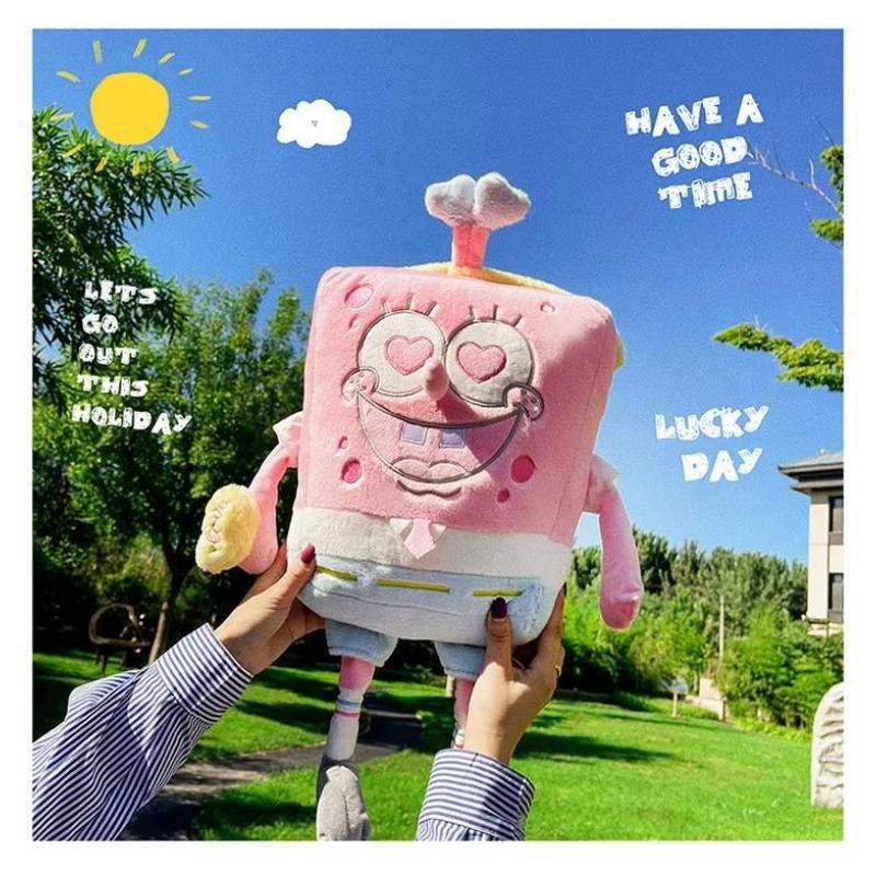 40cm Spongebob Squarepants Plush Doll Kawaii Patrick Gary Cartoon Anime Toy Christmas Gift for Kids