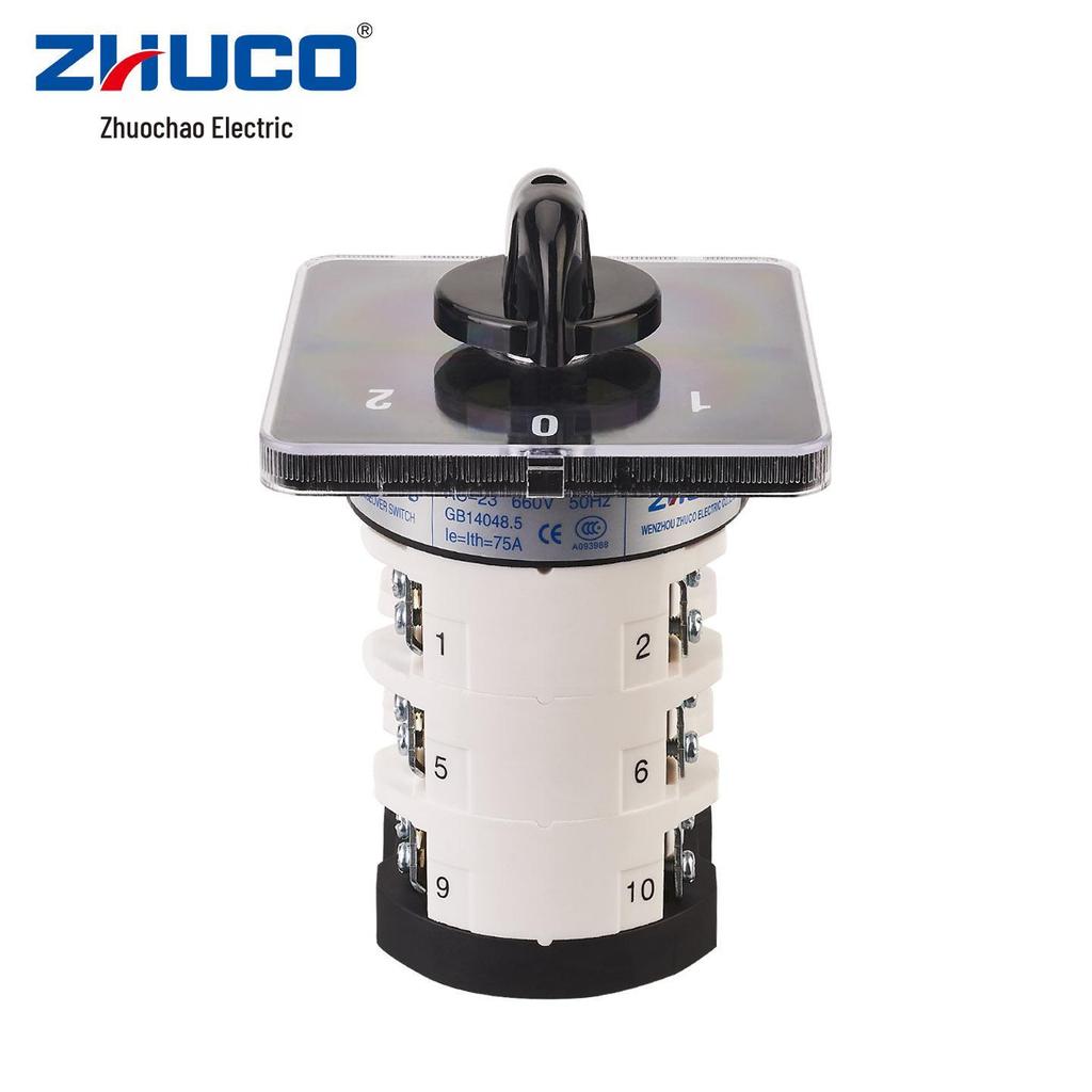 Zhuochao SZL9-75/D0723.3 Universal Rotary Switch (Equivalent To LW31 GLE9)