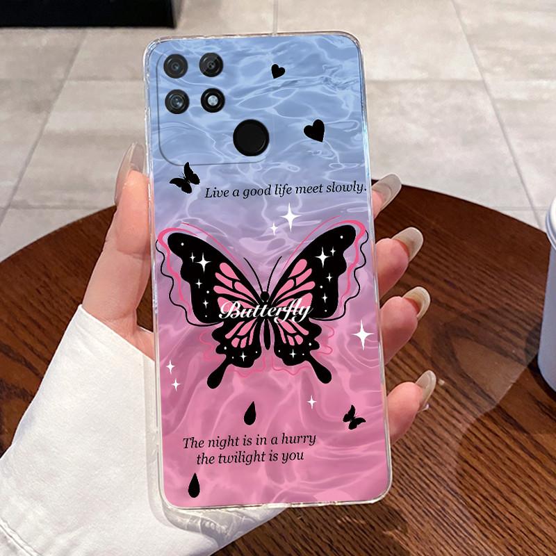 Casing For Realme Narzo 50A Fundas Capa Clear Silicone Jelly Soft TPU Back Cover Cute Rabbit Cat Dinasaur Phone Case Coque