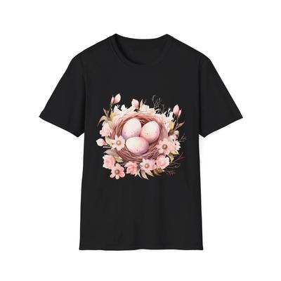 Spring Floral Eggs T-Shirt, Easter Tee, Cute Spring Gift, Nature Lover Shirt,