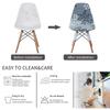 Dining Room Shell Seat Cover Armless Chair Cover for Dining Chairs Banquet Restaurant Elastic Chair Slipcover Case Housse Chaise