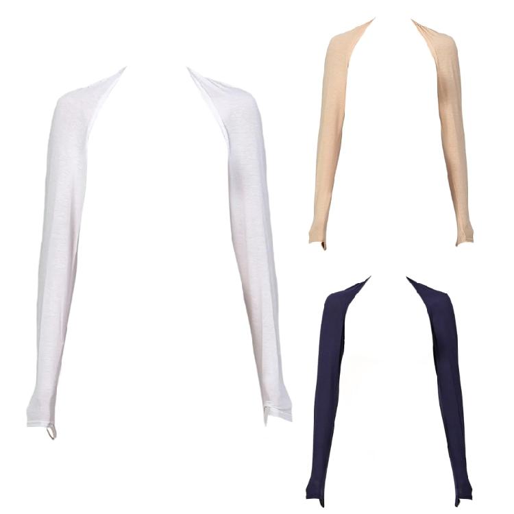 Thin Sunproof Half Shawl Sun Protective Shoulder Sleeves Multifunctional Long Sleeves Shoulder Wrap for Outdoor Activity