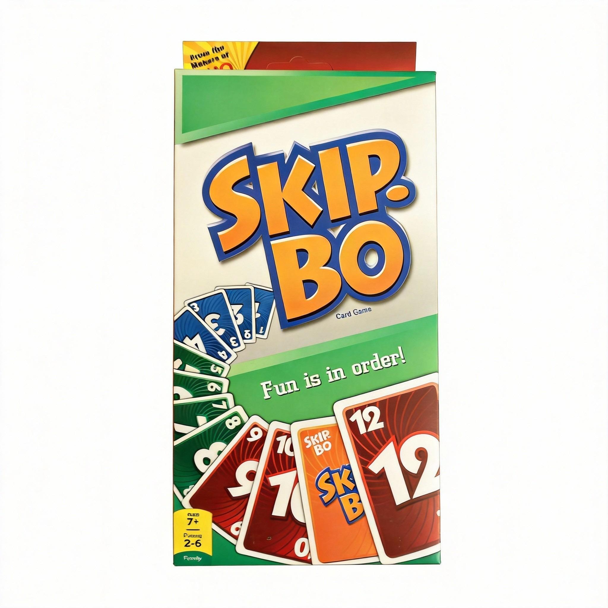 Card Game English Edition Sequential Fun for 2-6 Players Ideal for Family Game Night