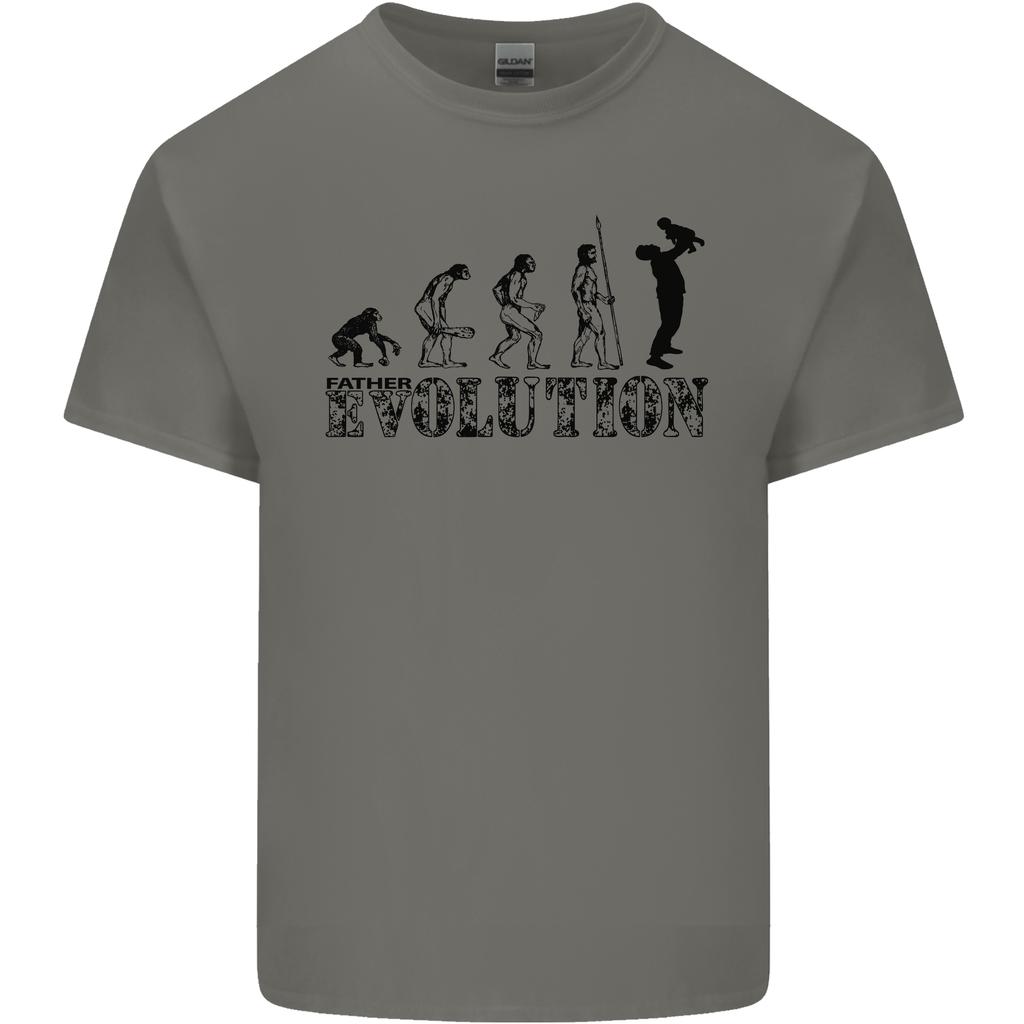Father And Son Evolution Fathers Day Dad Unisexs Light Cotton TShirt