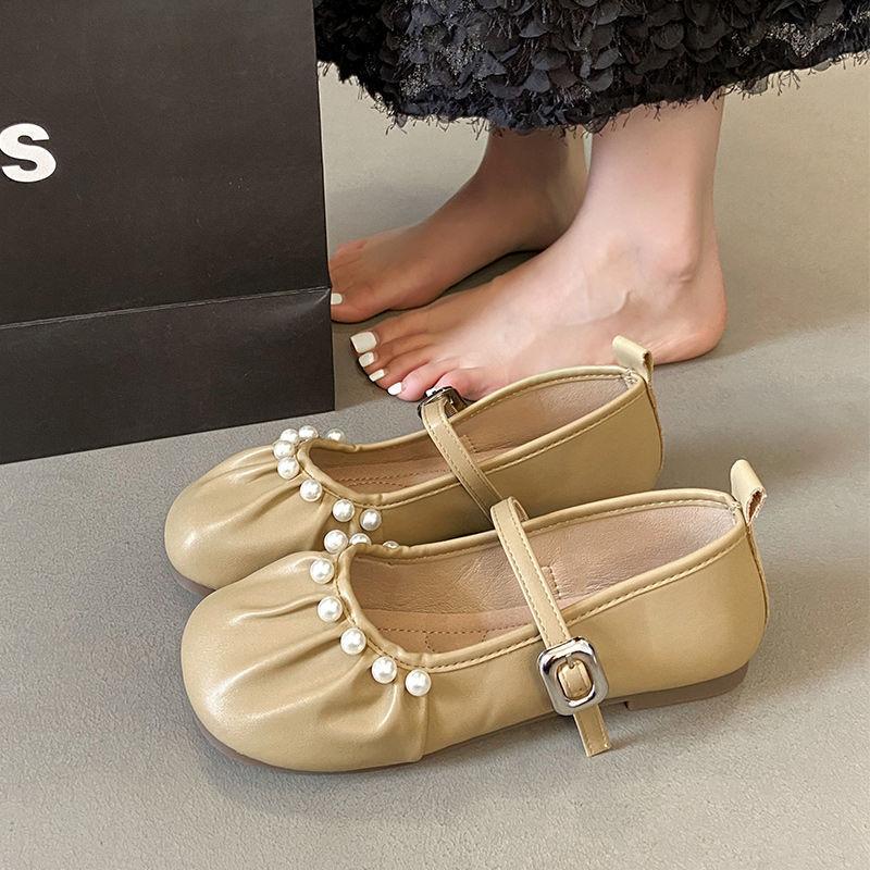 

Ретро Сяосянфэн Серебристые Мэри Джейн Женские Туфли 2025 Весна и Лето Новые Легкие Мягкая Подошва Одинарные Туфли с Юбками Вечерние Туфли 35 standard code жёлтый