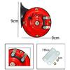 12V Snail Air Horn 48W Waterproof Train Horn 300DB Air Motorcycle Horn Auto Snail Horn for Motorcycle Car Truck SUV Boat