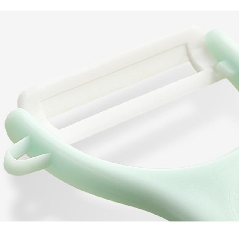 Pelador de cerámica para verduras y frutas, ecológico, para cocina, pelador de patatas y manzanas, multifunción, para el hogar, utensilios de comedor