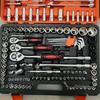 53-Piece Hex & Phillips Screwdriver Set with Ratchet Wrench & Socket Tool for Car & Motorcycle Repair