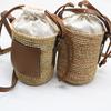 Designer Brands Straw Bucket Bag Rope Woven Women Shoulder Crossbody Bags Rattan Summer Beach Handbags Round Bag Tote