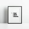 1pc Inspirational Quote Poster Wall Art Motivational Message Unique Gift Idea Poster Minimalistic Home Office Decor