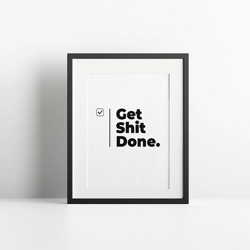 1pc Inspirational Quote Poster Wall Art Motivational Message Unique Gift Idea Poster Minimalistic Home Office Decor