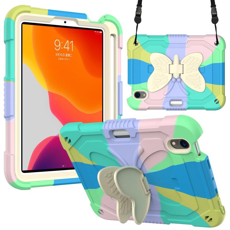 IPad Mini 6 Case With Pencil Slot Full Coverage Protective Cover Shockproof Anti-Scratch Slim Design 2021 Model