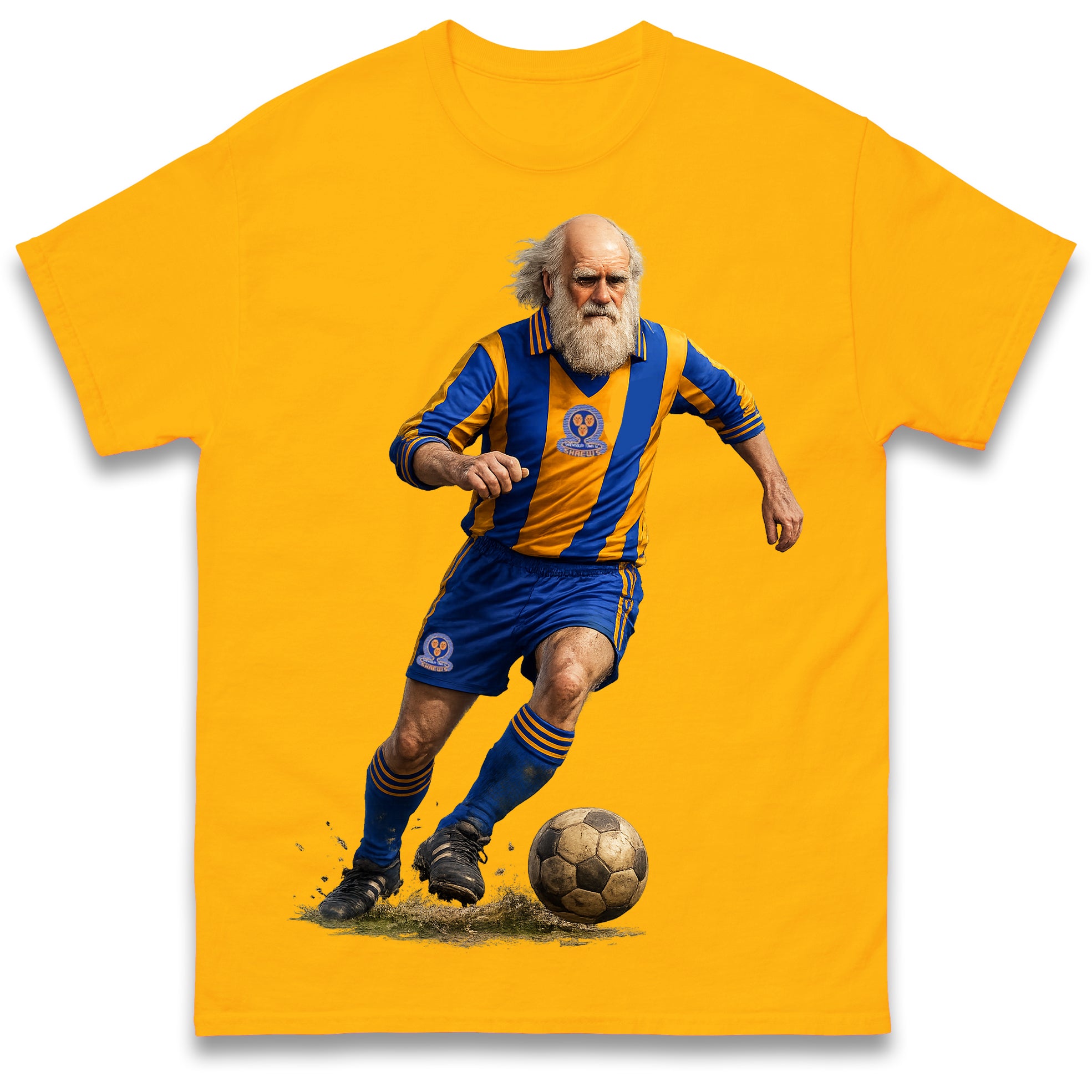 Retro Shrewsbury Town Charles Darwin T Shirt Tshirt Mens Womens Unisex Tops Tees L