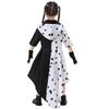 101 Dalmatians Cruella de Vil Costume with Spotted Dog Print