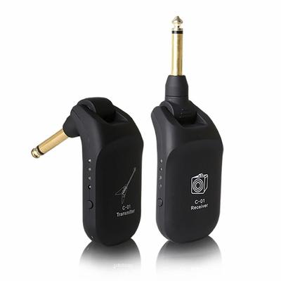 Sistema inalámbrico de guitarra C01 Transmisor Receptor Pastilla para Bajo de Guitarra Eléctrica
