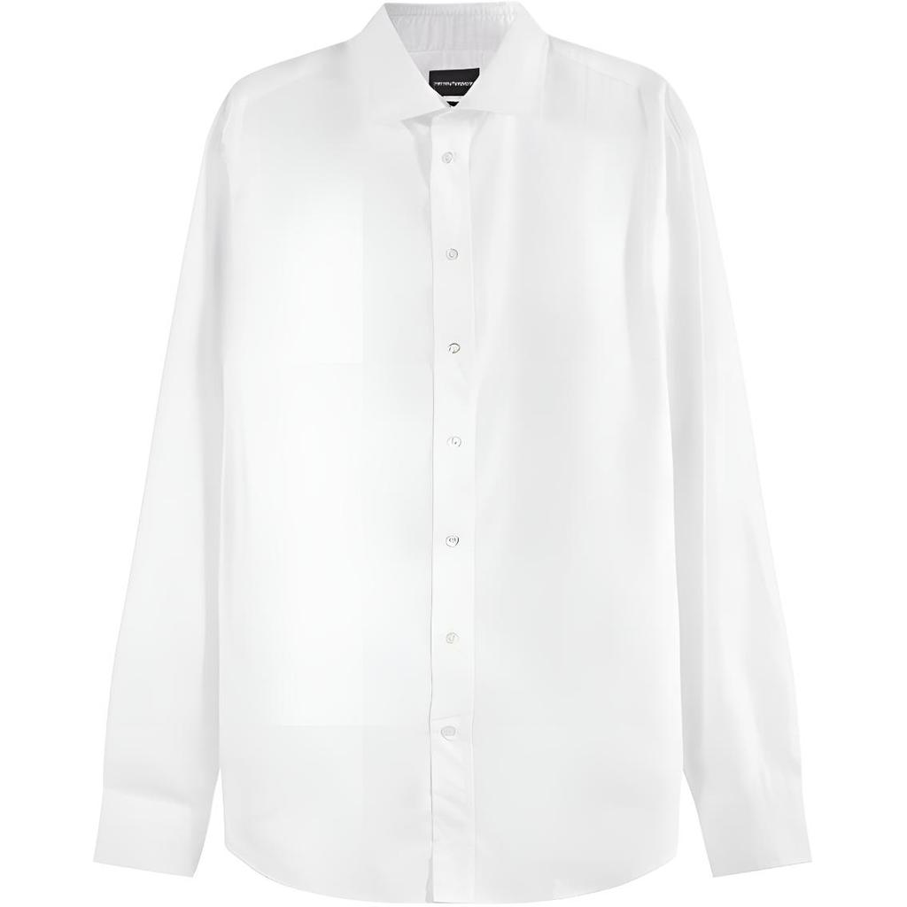 EMPORIO ARMANI SS23 Shirt Men's White D41CM8-D11F1-100