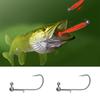 Jig Head Hook Set 0.6/1/1.8/2.7g Metal Fishing Hook for Soft Fishing Lures Jig Heads for Trout Fishing Tackle