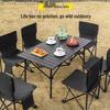 Portable Lightweight Folding Camping Table and Chair Set