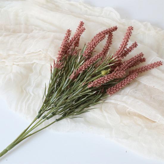 1 Branch Fake Flower Long Lifespan Minimalist Eco-friendly Pretty DIY Artistic Simulation Grass Home Decor