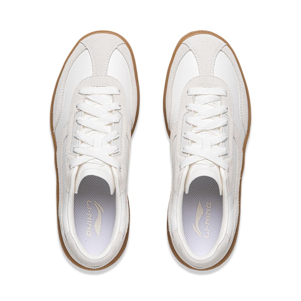 Li Ning YUNCHUAN 2 Slip Resistant, Abrasion Resistant, Lightweight Low top German Army Trainers Women's White Gray AGCV338-10