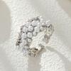 Neuer High-End-offener Ring mit Retro-Eleganz und einzigartigem Zeigefingerring, verstellbarer exquisiter Ring