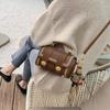 Bag autumn and winter women's messenger new versatile high-end light luxury mini bag niche leather women's bag luggage