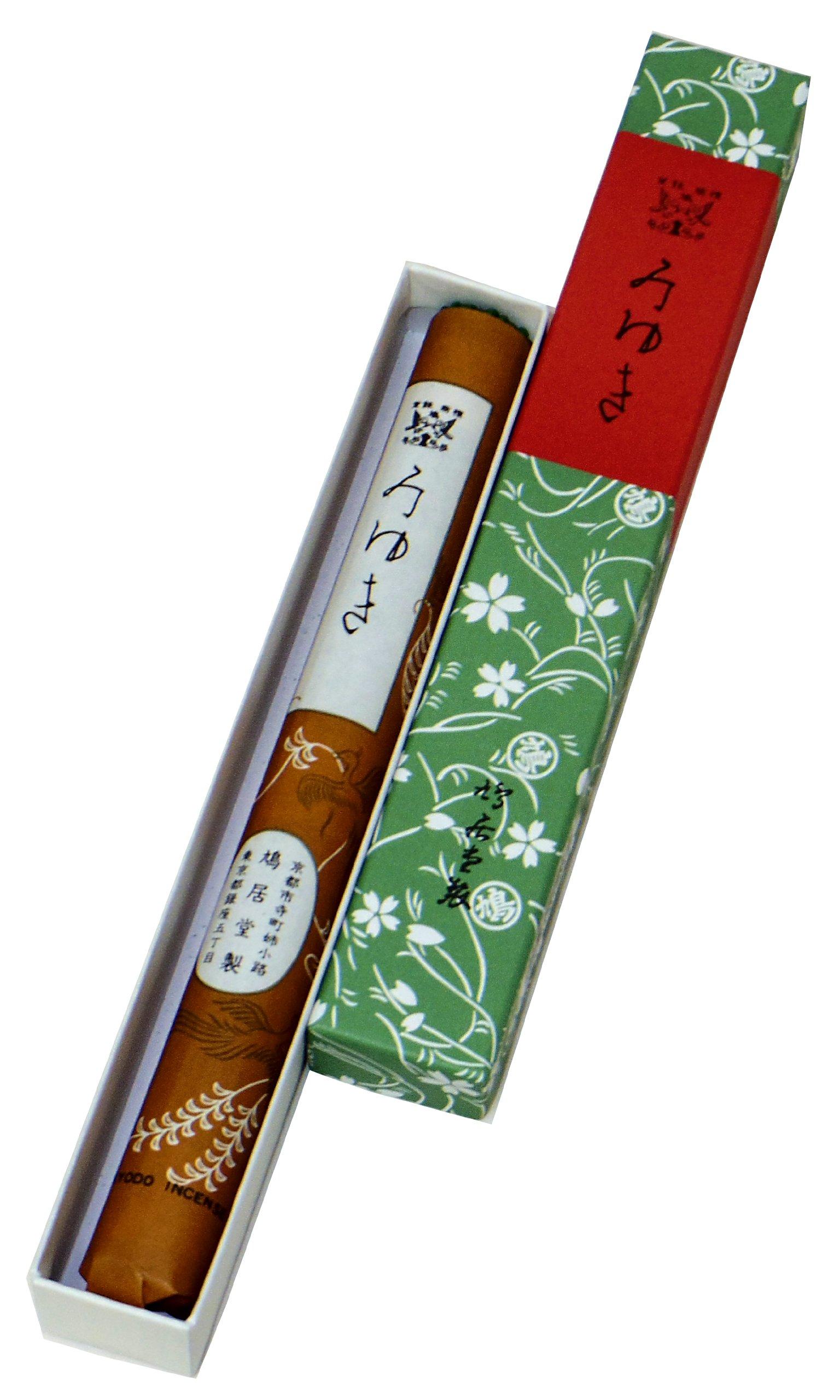 

Kyukyodo incense Miyuki paper box 1 short size 17cm #208 красный