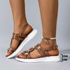 New Male Roman Shoes New Summer Women Sandals High-quality Casual Beach Shoes Comfortable Soft Soled Hook Loop Sandals