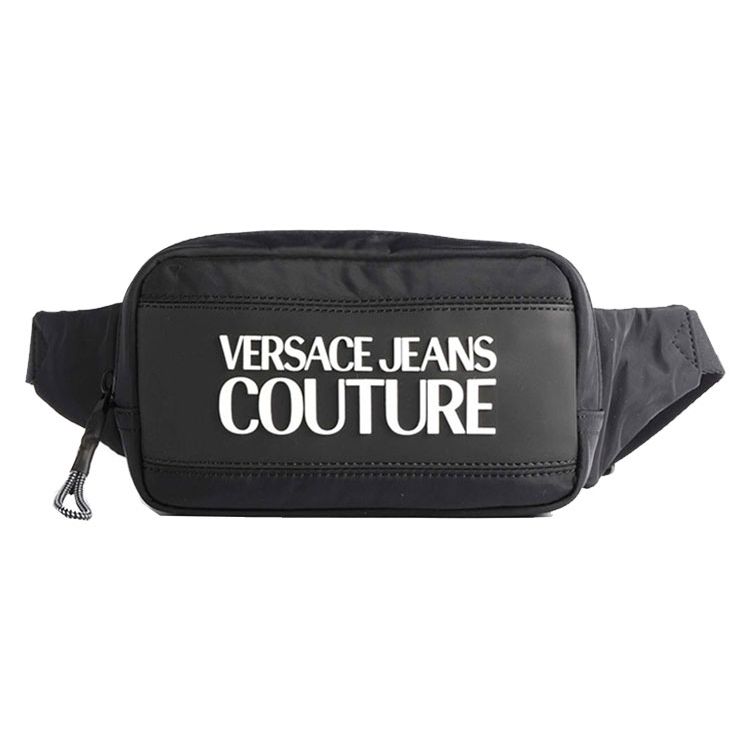

Versace Letter Logo Nylon Zipper Crossbody Waist Bag Unisex bags Black E71YA4B94-EZS108-E899 Basic Set (Bag+Dust Bag)